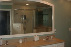 Lemon Bay Glass Englewood FL_Framed Mirror & Shower