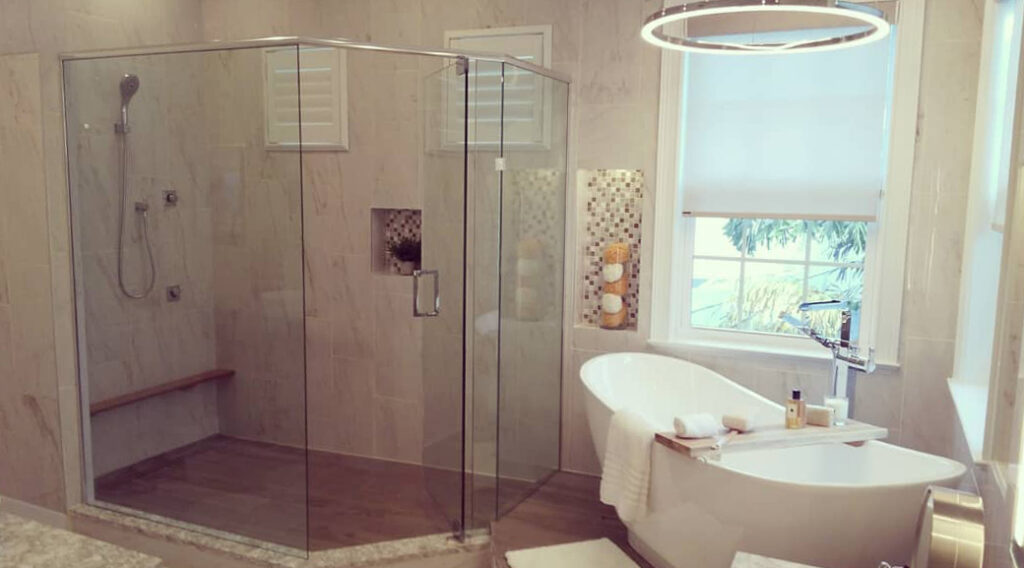 Custom Shower Enclosure_Lemon Bay Glass_Englewood