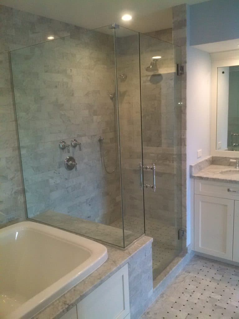Lemon Bay Glass & Mirror Shower Enclosure Installation