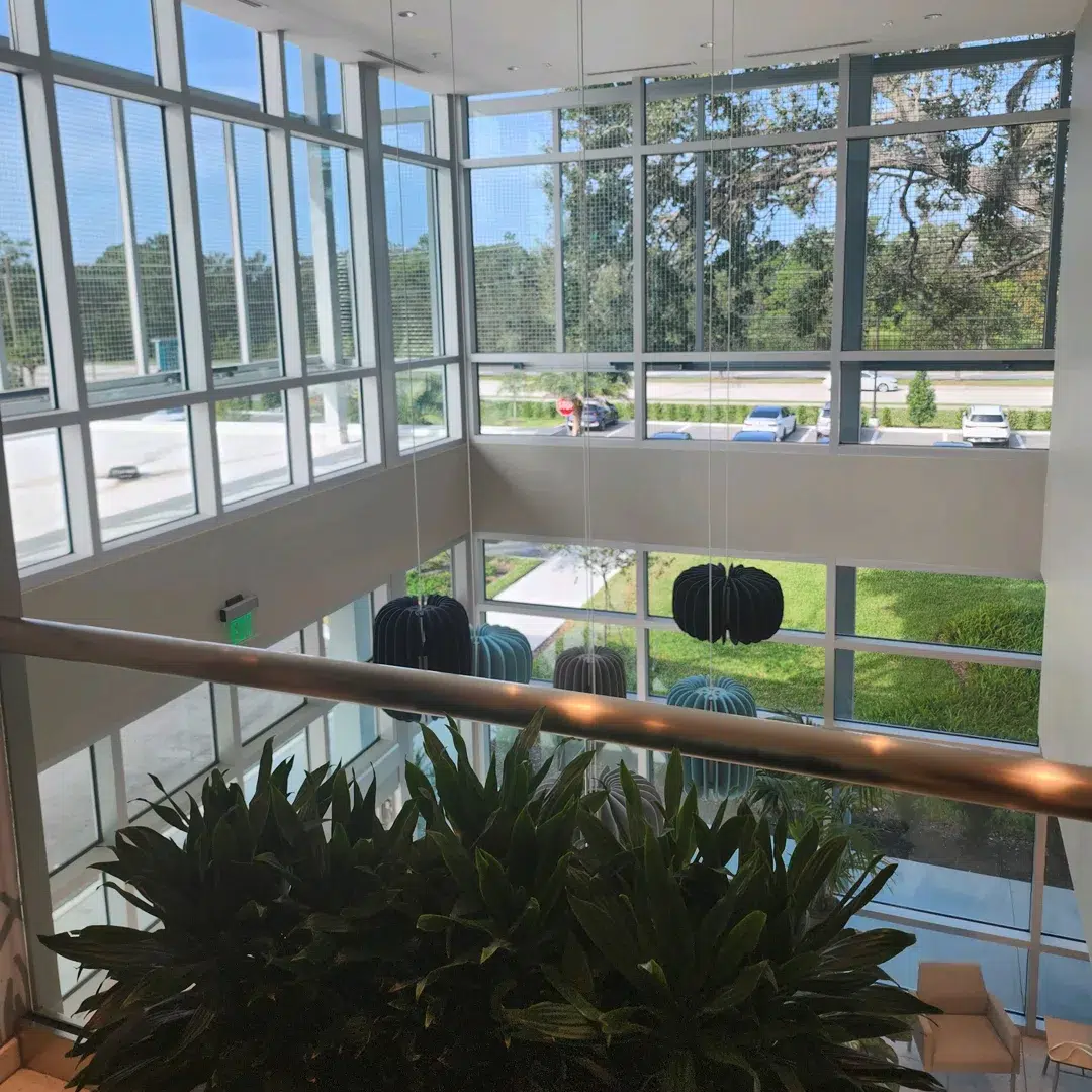 Commercial glass entrance - commercial glass railings