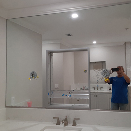 Lemon Bay Glass - Custom Residential_Custom Cut Mirror