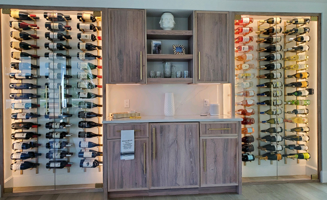 Lemon Bay Glass - Residential and Commercial - Wine Cabinet - Glass Enclosed Wine Storage