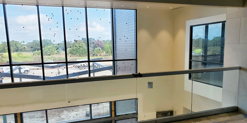 Lemon Bay Glass - Commercial Glass Interior - Wall of Windows