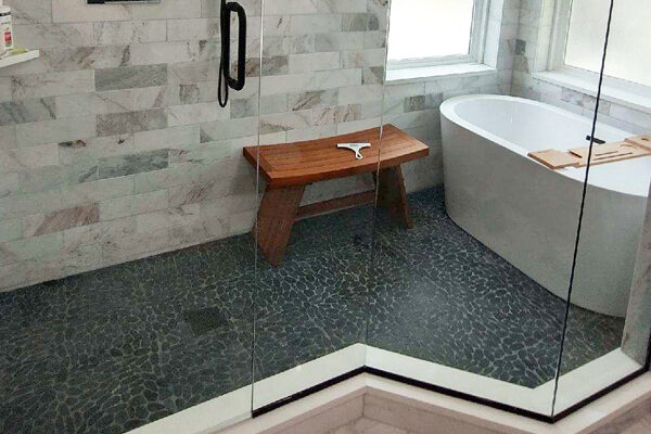Lemon Bay Glass - Custom Showers - Wet Room Shower Enclosure