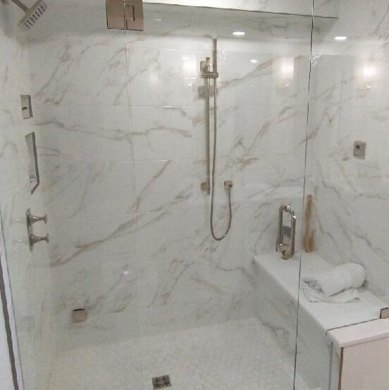 Lemon Bay Glass_Steam Shower_Custom Shower Enclosure-Wet Room Enclosure