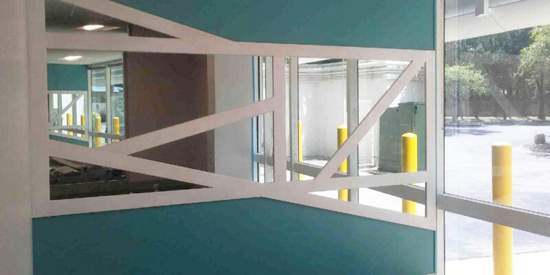 Custom Wall-to-Wall Gym Mirrors Installed by Lemon Bay Glass
