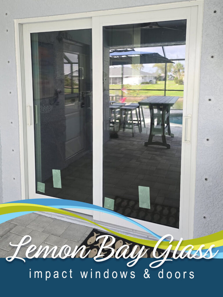 Impact hurricane windows installed in Englewood FL coastal home